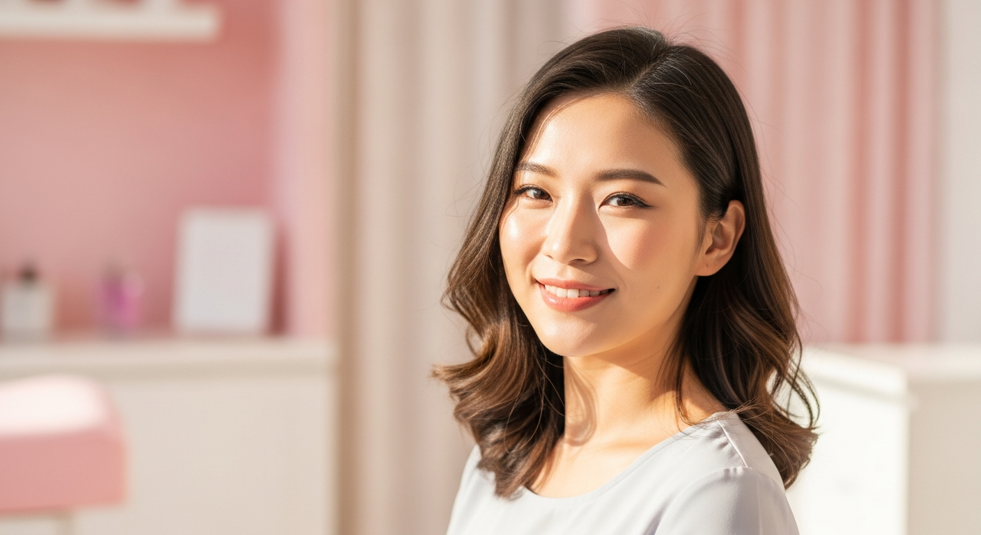 婦人科形成のカウンセリングでクリニック選びについて説明を受ける女性｜リノクリニック東銀座