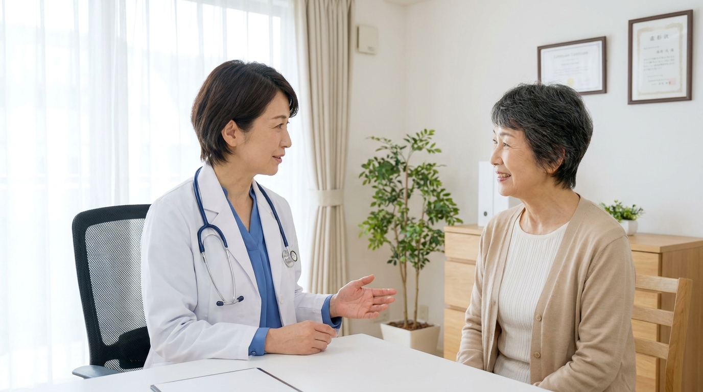 制汗剤を手に取りながら脇の臭いや汗ジミを気にする女性の日常の様子|リノクリニック東銀座