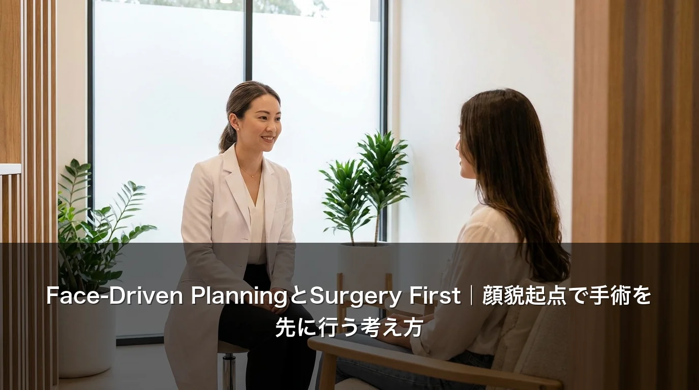 Face-Driven PlanningとSurgery First|顔貌起点で手術を先に行う考え方